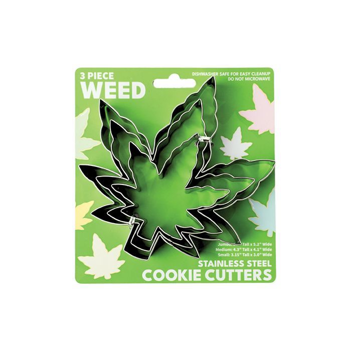 COOKIE CUTTER SET 3PC LEAF