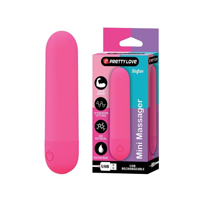 PRETTY LOVE STEFAN MINI BULLET PINK