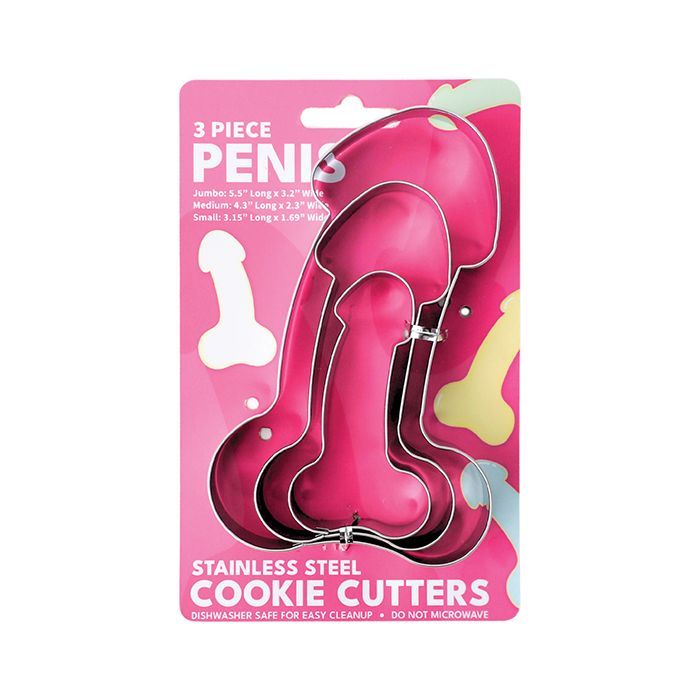 COOKIE CUTTER SET 3PC PENIS
