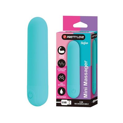 PRETTY LOVE STEFAN MINI BULLET TEAL