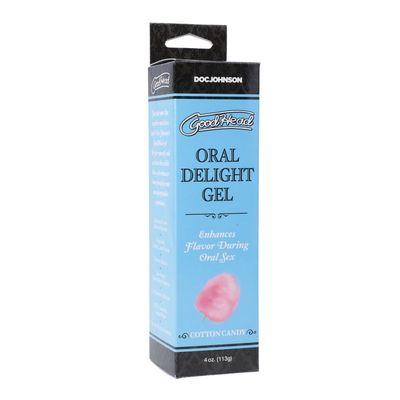 GOODHEAD ORAL DELIGHT GEL COTTON CANDY 4OZ GOODHEAD ORAL DELIGHT GEL COTTON CANDY 4OZ