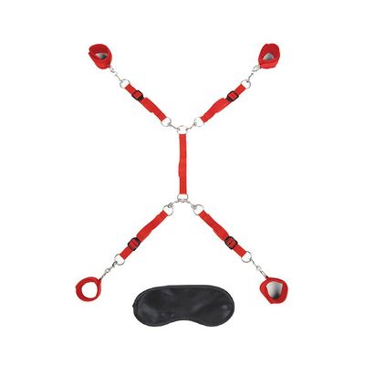 LUX FETISH 7PC BED SPREADER RED