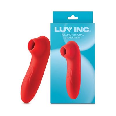 LUV INC. PULSING CLITORAL STIMULATIOR RED