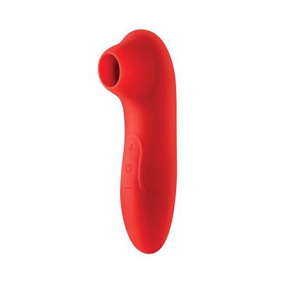 LUV INC. PULSING CLITORAL STIMULATIOR RED