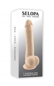 SELOPA 7" NATURAL FEEL DILDO LIGHT