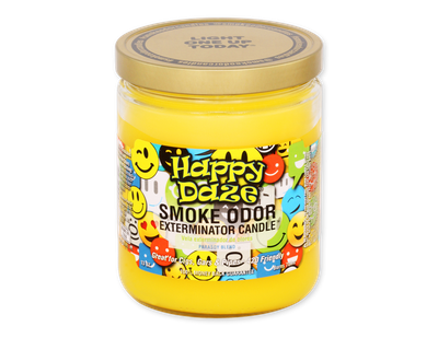 SMOKE ODOR CANDLE HAPPY DAZE SMOKE ODOR CANDLE HAPPY DAZE