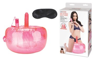 LUC FETISH INFLATABLE SEX CHAIR W/VIBRATING DILDO