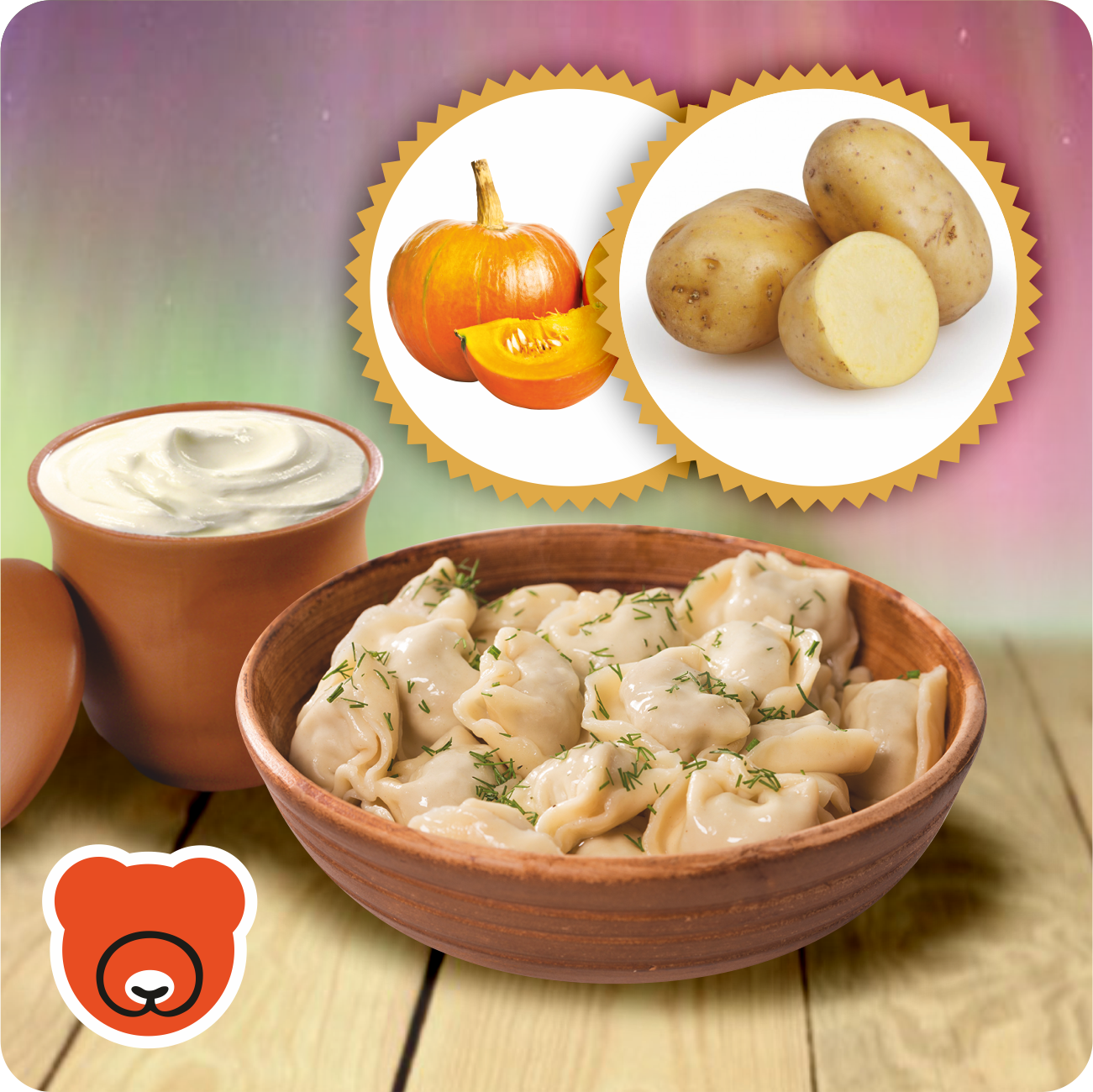 Wareniki mit Kartoffeln und Kürbis nach Vegan Art