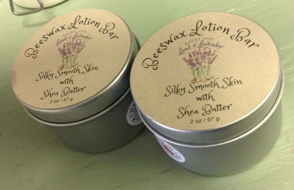 Land of Lavender/Beeswax Lotion Bar 2 oz.