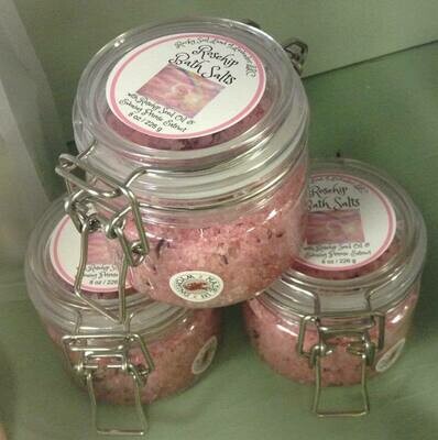 Land of Lavender/Rose Hip Bath Salts 8 oz.