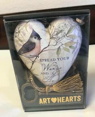 Home decor/art heart/Spread your wings/art heart Decor