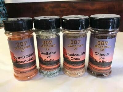 307 Seasoning Co. Rubs/4 flavors