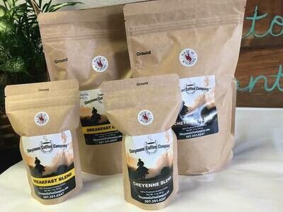 Cheyenne Coffee Company
Lg. bag Cheyenne Blend (Whole Bean)