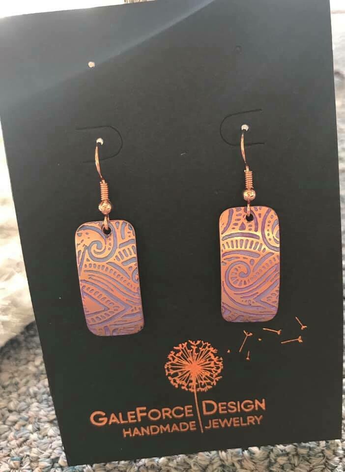 Earring/Hand crafted/Colorado Artist Earring/Hand crafted/Colorado Artist