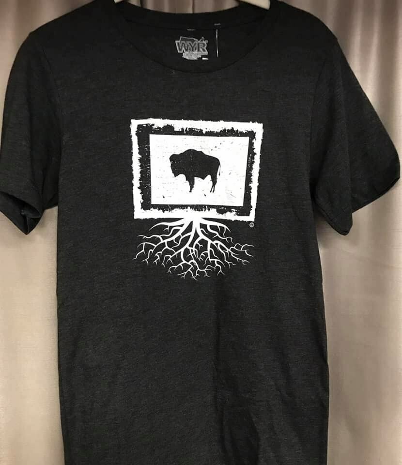 Tee Shirt/Wyo/Buff/Roots unisex tee