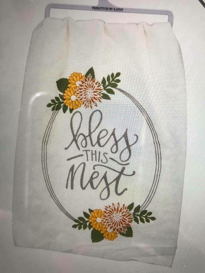 Tea Towel/bless this nest