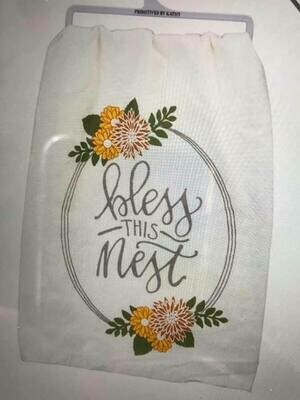 Tea Towel/bless this nest