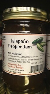 Baer Jalapeno Pepper Jam