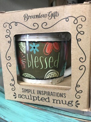Drinkware/inspirational mug/blessed