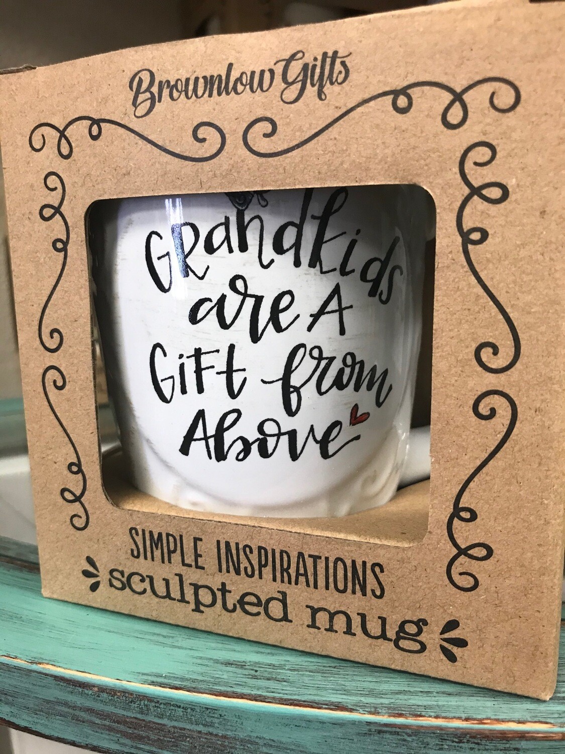 Drinkware/inspirational mug/grandkids are a gift from above mug