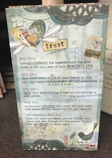 Home decor/wall art/Trust-sign/14x8