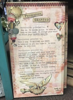 Home decor/wall art/Permission granted-sign/14x8