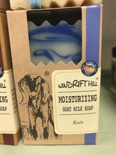 Windrift Hill/ goats milk soap/rain