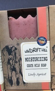 Windrift Hill/ goats milk soap/lively apricot