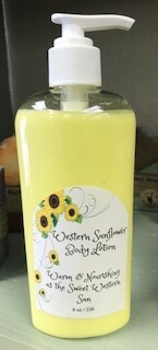 Land of lavender/large sunflower lotion 8 oz.