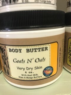 Windrift Hill/body butter/Goats Milk/ goat n&#39; oats/