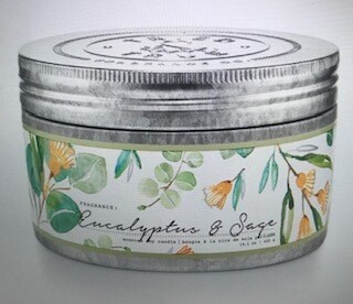 Tried &amp; True/ 14oz. Eucalyptus &amp; Sage candle