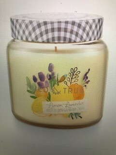 Tried &amp; True/ 15 oz. Lemon &amp; Lavender candle