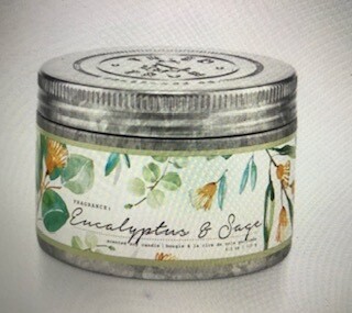 Tried &amp; True/ 4 oz. Eucalyptus &amp; Sage tin candle