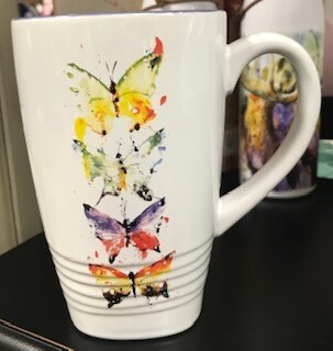 Drinkware/Tall Latte Butterfly Mug