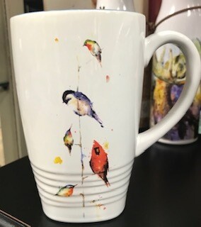 Drinkware/Tall Latte Bird Mug