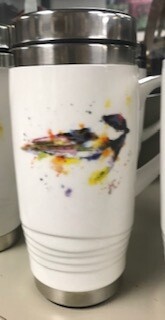 Drinkware/Ceramic Travel Cup/Chicadee