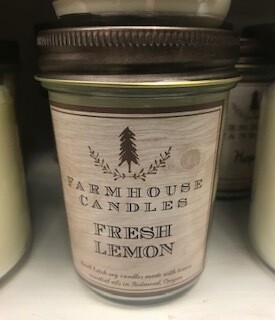 Farmhouse Candle/Made in Oregon
Fresh Lemon/sm jar