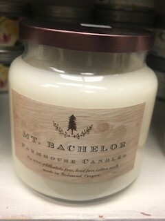 Farmhouse Candle/Made in Oregon, Mt. Bachelor scent/lg jar