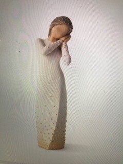 Home decor/Willow Figurine/Wishing