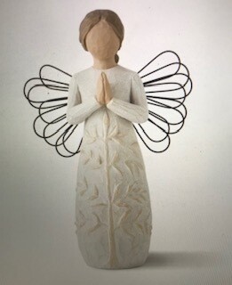Home decor/Willow figurine/a tree/a prayer