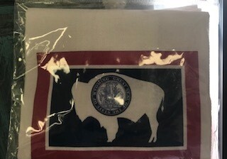 Tea towel/JazzyArtz/WyoFlag