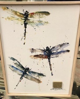 Home decor/wall art/ 8x6/Dragonfly/canvas
