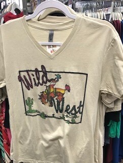 Apparel/graphic tee/Wild West/sz. sm/med/lg/xl