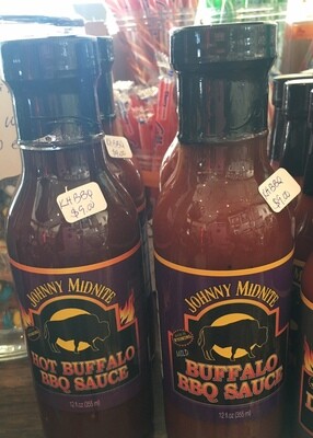 Johnny Midnite/Hot BBQ Sauce/made in Wyoming/