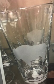 Drinkware/glass//Bufallo Pint/Wyo. Made