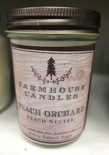 Farmhouse Candle/Made in Oregon/Peach Orchard /Small jar