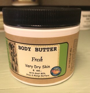 Windrift Hill/body butter/goats milk/fresh