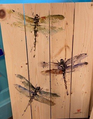 Wall Art/wood pallet/20x14/dragonfly