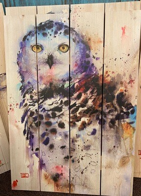 Wall Decor/20x14/wood pallet/owl