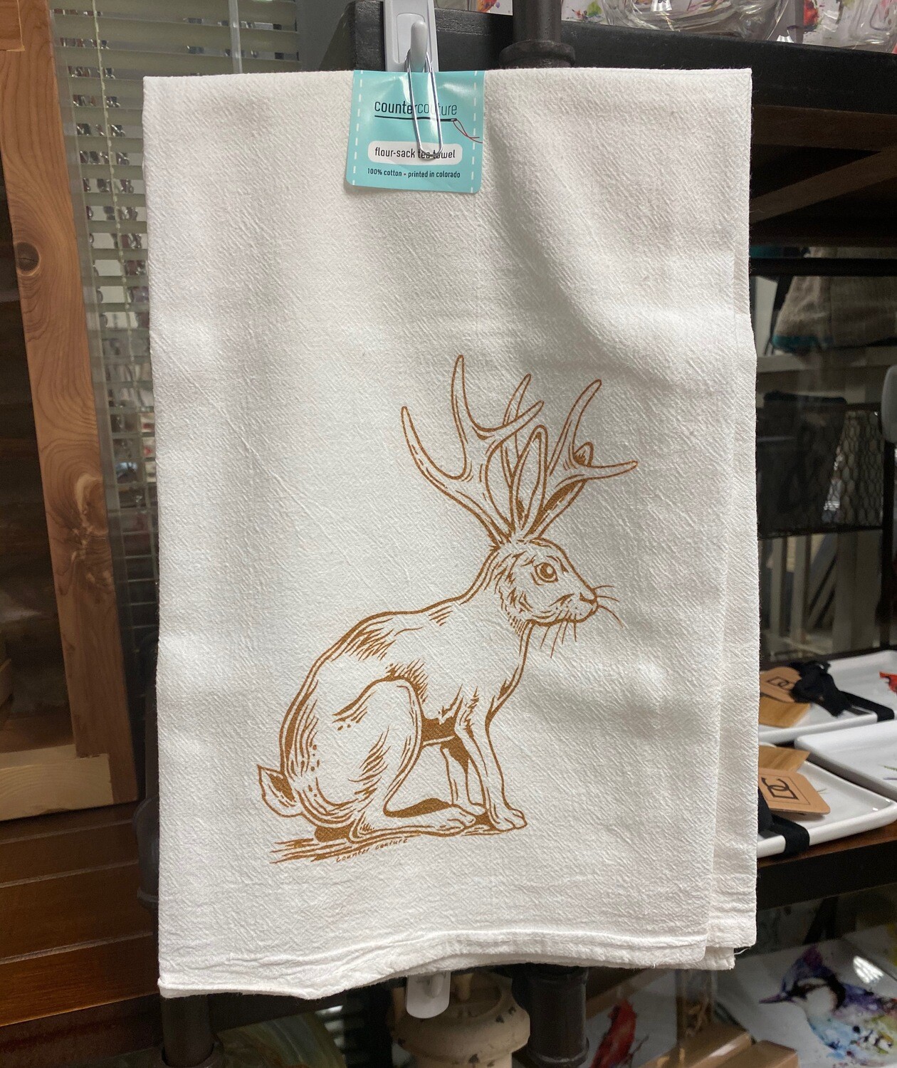 Tea towel/jackalope